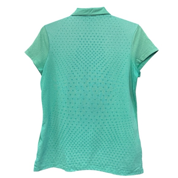 Nike Golf Dri-FIT Teal Polo Shirt Women’s Medium, 5-Button, Vent Back - Picture 3 of 7